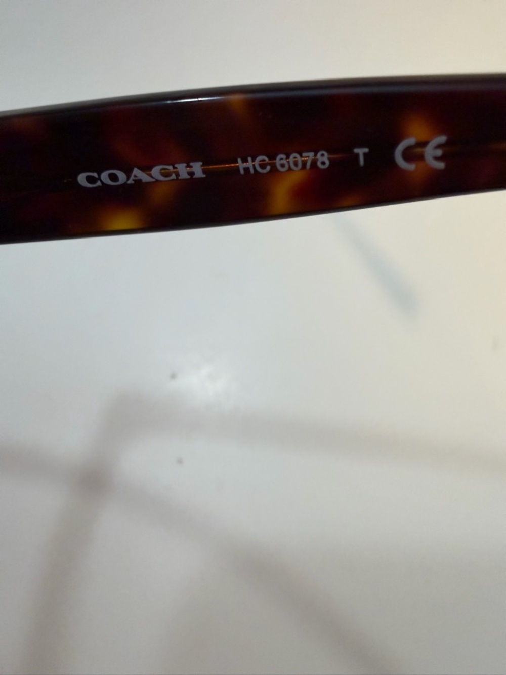 Coach Brown Tortoiseshell Rectangular Eyeglass Frame - Picture 5 of 7